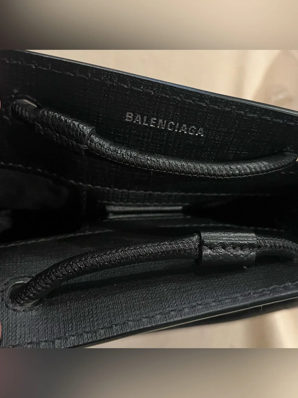 $1150 Balenciaga by Demna Logo Crossbody Mini Tote Bag